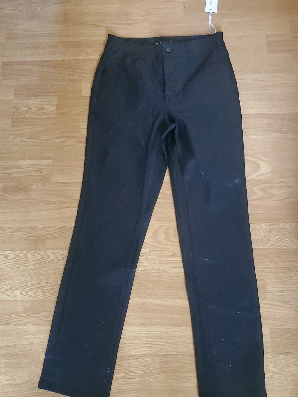 Tribal Sprakles Black Straight-Leg Women's Pants Sprakles